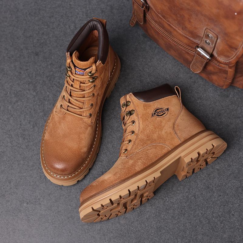 Spring/Autumn 2024 Korean Fashion Men s High-top Martin Boots: Trendy Retro British Style, Lightweight Casual Shoes. 38
Spring/Autumn 2024 Korean Fashion Men s High-top Martin Boots: Trendy Retro British Style, Lightweight Casual Shoes. 38