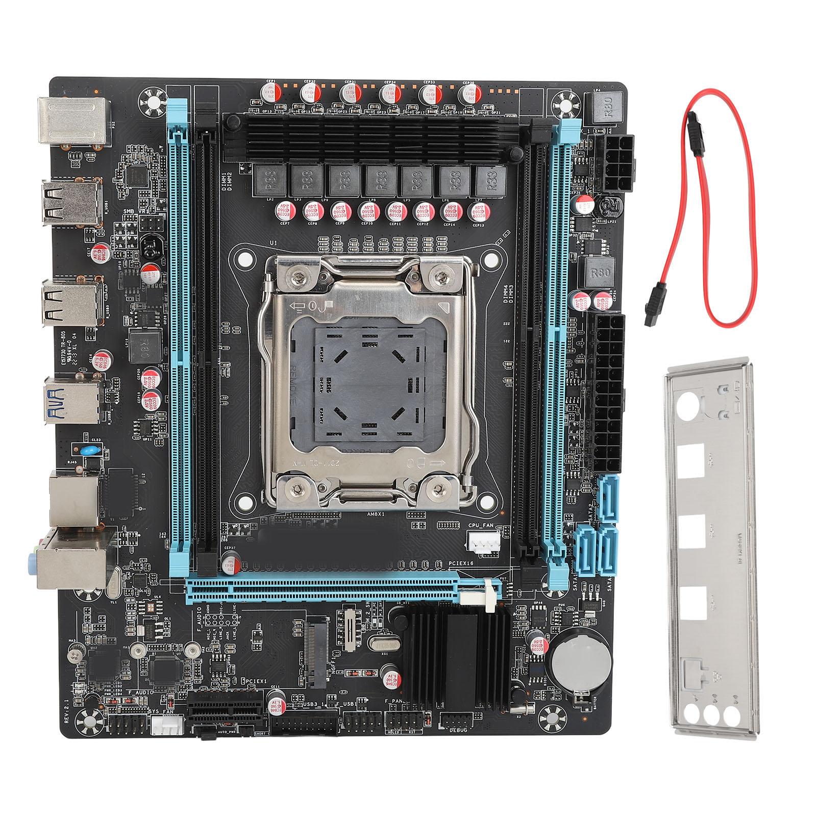 X99 Motherboard 4 Channel DDR4 NVME M.2 PCIe 16X Gen 3.0 Multi Phase Power ATX Motherboard for
X99 Motherboard 4 Channel DDR4 NVME M.2 PCIe 16X Gen 3.0 Multi Phase Power ATX Motherboard for