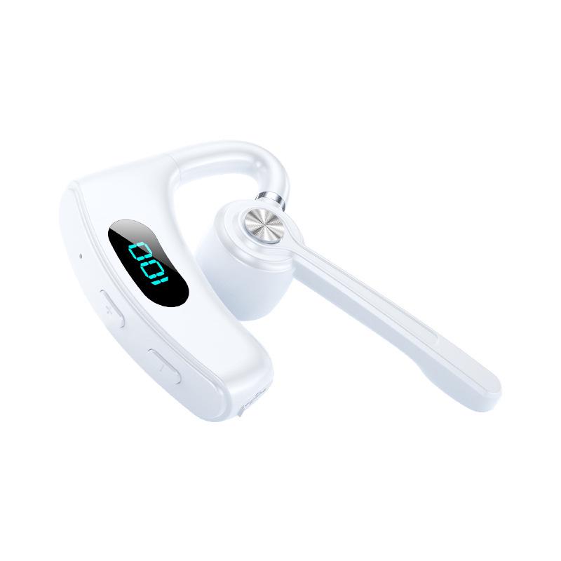 V600 Bluetooth Headset: Rotating Stereo Over-Ear, In-Earless, with Number Display & Single Ear Power Indicator білий
V600 Bluetooth Headset: Rotating Stereo Over-Ear, In-Earless, with Number Display & Single Ear Power Indicator білий