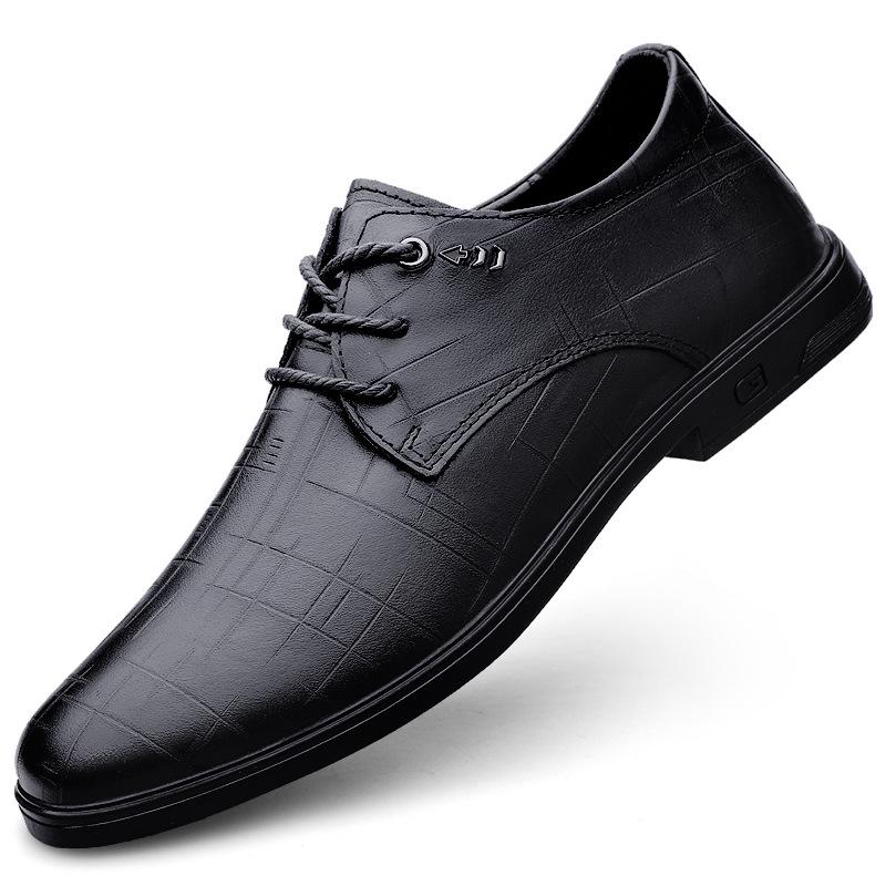 Cross-border large-size plaid embossed leather shoes men s cowhide British business leisure lace-up dress single shoes wholesale 36 чорний
Cross-border large-size plaid embossed leather shoes men s cowhide British business leisure lace-up dress single shoes wholesale 36 чорний