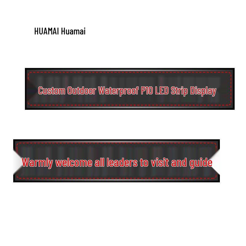 HUAMAI Outdoor Waterproof P10 Monochrome LED Advertising Display CN plug (adapter included)
HUAMAI Outdoor Waterproof P10 Monochrome LED Advertising Display CN plug (adapter included)
