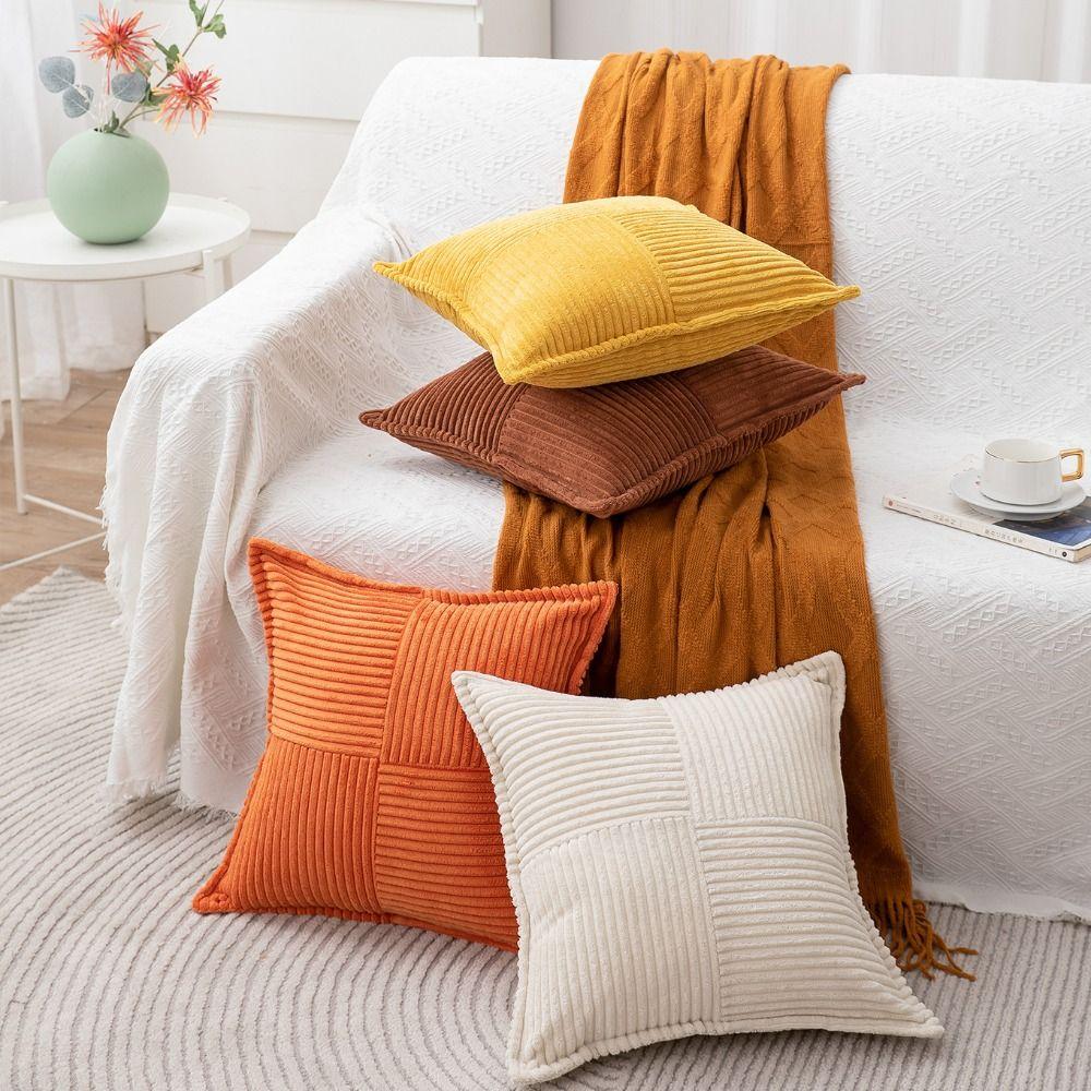 Classic Corduroy Striped Pillowcase INS Style Cushion Cover Throw Pillowcover Living Room/Office
Classic Corduroy Striped Pillowcase INS Style Cushion Cover Throw Pillowcover Living Room/Office