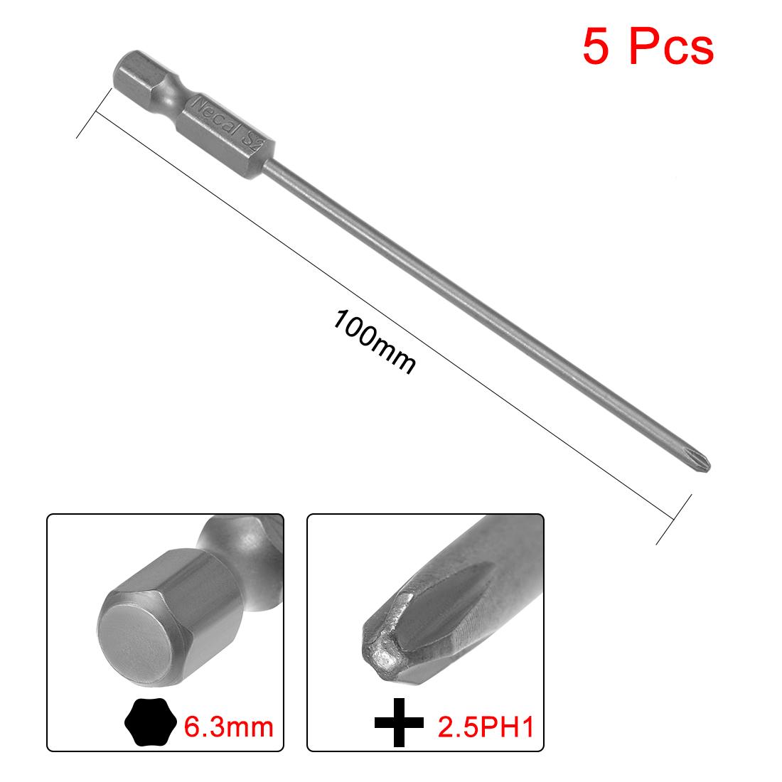 5pcs 100mm 150mm Hex Shank Cross Head Screwdriver Bits Electric Driver Hand Tool PH1 PH2 Magnetic Phillips Screwdriver Drill Bit
5pcs 100mm 150mm Hex Shank Cross Head Screwdriver Bits Electric Driver Hand Tool PH1 PH2 Magnetic Phillips Screwdriver Drill Bit