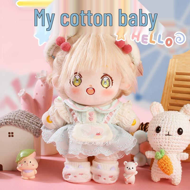 Genuine 20cm Female Cotton Doll with Skeleton, Changeable Clothes, and Super Cute Plush Toy - Ideal Gift for Girls 20cm Gift Box
Genuine 20cm Female Cotton Doll with Skeleton, Changeable Clothes, and Super Cute Plush Toy - Ideal Gift for Girls 20cm Gift Box
