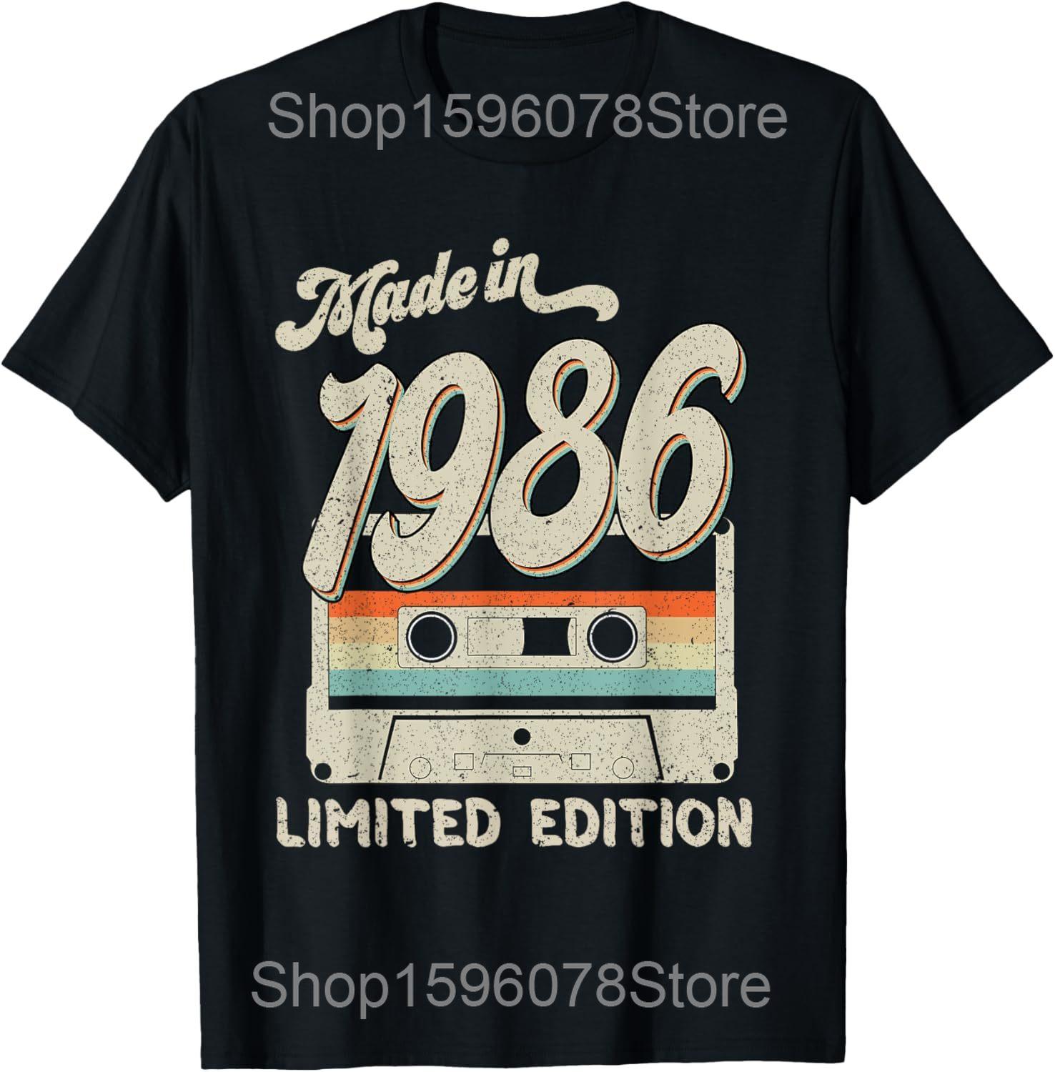 40 Years Old 1986 Birthday Vintage Retro 40th Gift T Shirts Men Streetwear Tee Shirt Short Sleeve Unisex Loose Clothing S
40 Years Old 1986 Birthday Vintage Retro 40th Gift T Shirts Men Streetwear Tee Shirt Short Sleeve Unisex Loose Clothing S
