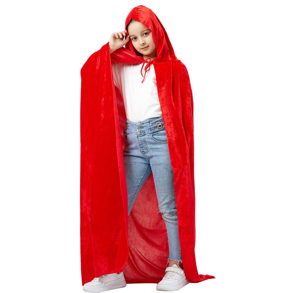 Halloween Velvet Witch & Vampire Cloak - Adult Cosplay Cape 70 cm ярко-красный
Halloween Velvet Witch & Vampire Cloak - Adult Cosplay Cape 70 cm ярко-красный