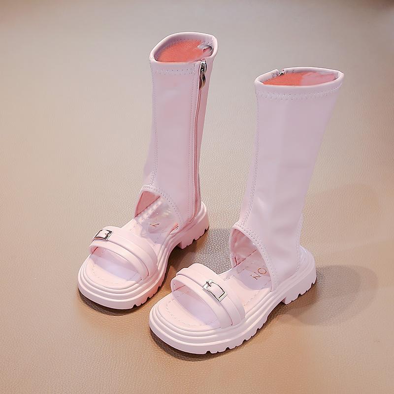 Girls Sandals High Top Hollowed-out Kids Princess Boots for Summer 2025 New Children Fashion Shoes Soild Color Versatile Soft 30 рожевий
Girls Sandals High Top Hollowed-out Kids Princess Boots for Summer 2025 New Children Fashion Shoes Soild Color Versatile Soft 30 рожевий