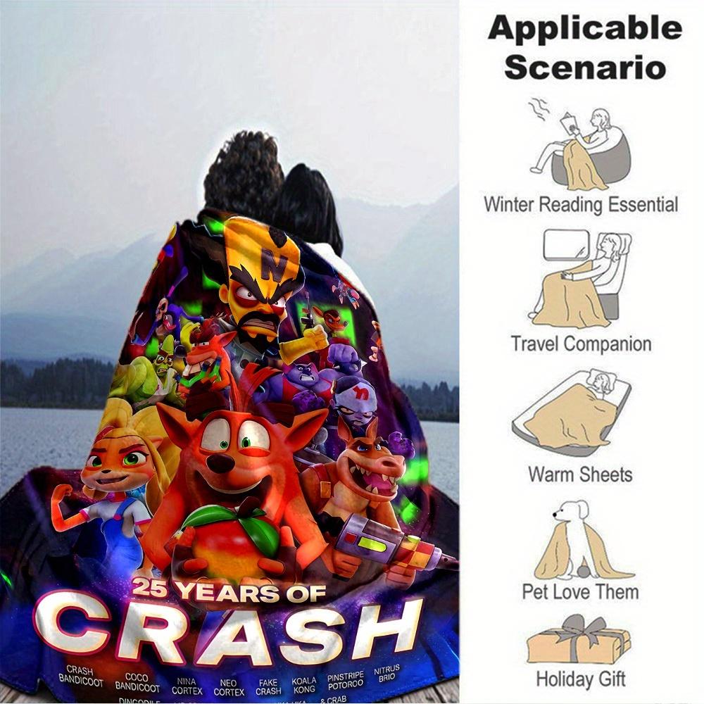 1pc Crash,Bandicoot,Adventure Digital Printed Flannel Blanket, Super Soft Plush Fleece Bed Cover, Multipurpose Four Seasons Hypoallergenic Q 150x180cm
1pc Crash,Bandicoot,Adventure Digital Printed Flannel Blanket, Super Soft Plush Fleece Bed Cover, Multipurpose Four Seasons Hypoallergenic Q 150x180cm