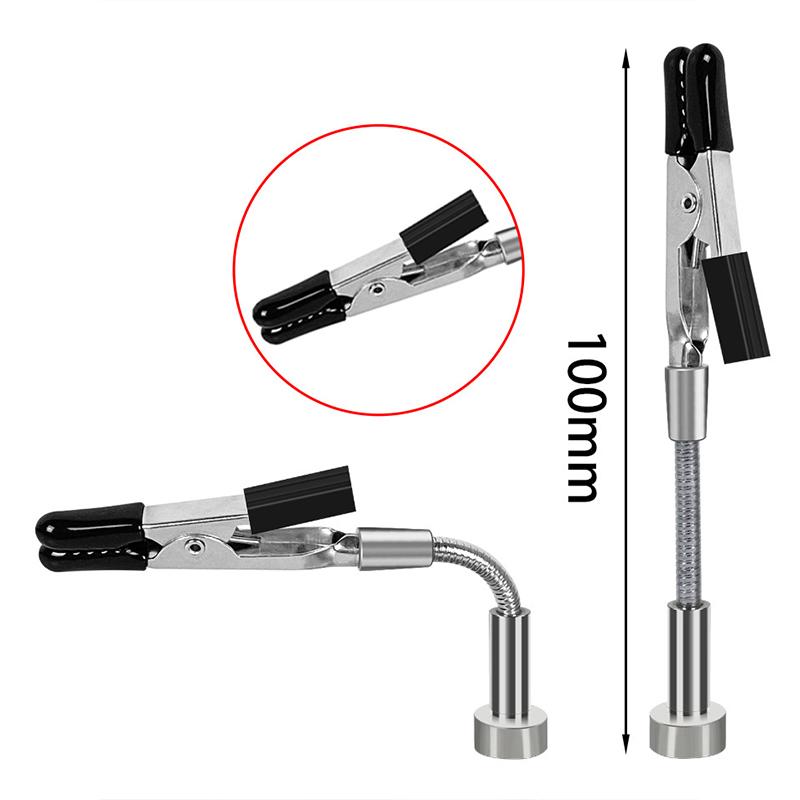 2pcs Large Clamp Soldering Helping Hands Magnetic Universal Flexible Arm Welding Assistant Clamp Thir Hand Welding Repair Tools
2pcs Large Clamp Soldering Helping Hands Magnetic Universal Flexible Arm Welding Assistant Clamp Thir Hand Welding Repair Tools
