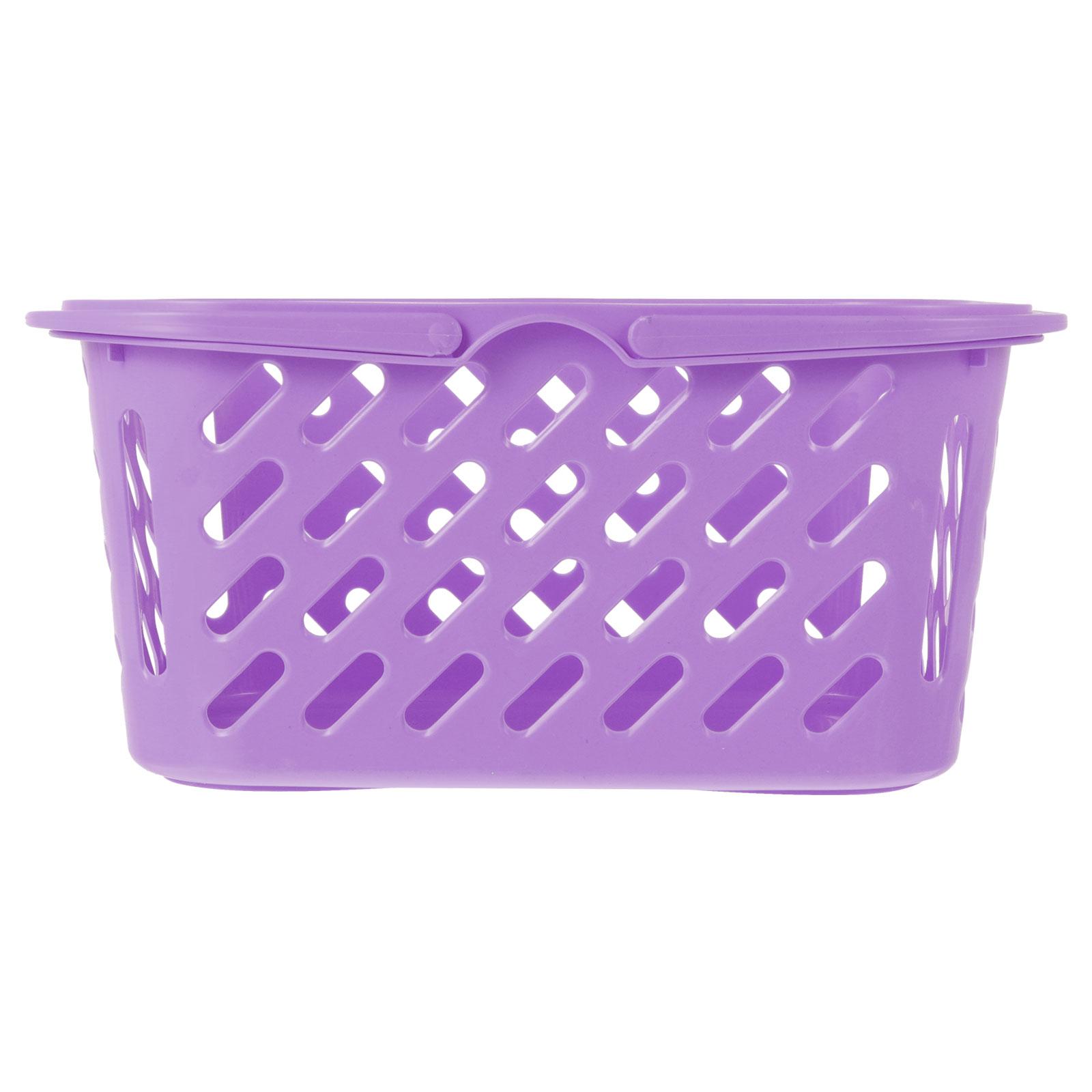 Thickened Double Handles Plastic Shopping Basket Large Capacity Storage Basket Portable Grocery Organizer Supermarket Supply Фіолетовий
Thickened Double Handles Plastic Shopping Basket Large Capacity Storage Basket Portable Grocery Organizer Supermarket Supply Фіолетовий