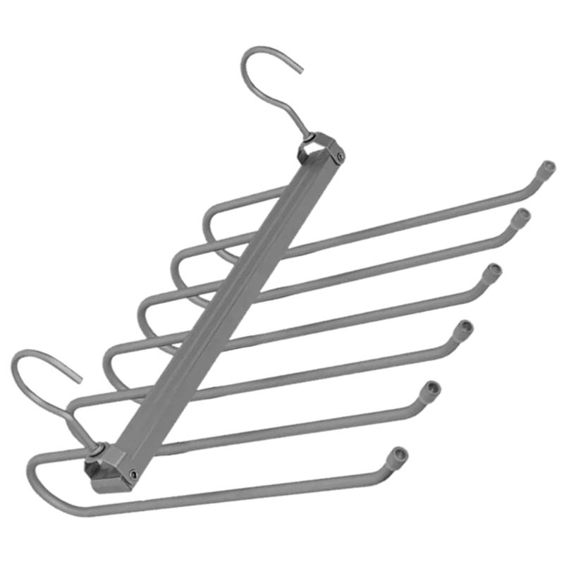 Metal Organizer 360° Rotating Hook 6 Tier Folding Pant Hangers Multi-Function Space-Saving For Clothes Storage Jeans сірий
Metal Organizer 360° Rotating Hook 6 Tier Folding Pant Hangers Multi-Function Space-Saving For Clothes Storage Jeans сірий