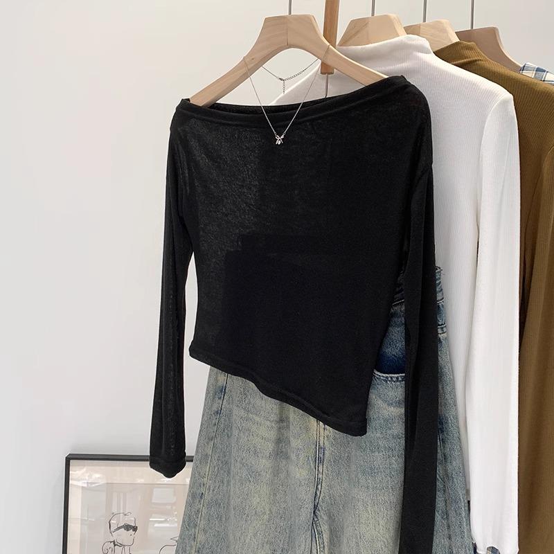 2025 Асимметричный Свободный Белый Топ на Одно Плечо с Длинным Рукавом Женский Весенний L чёрный
2025 Асимметричный Свободный Белый Топ на Одно Плечо с Длинным Рукавом Женский Весенний L чёрный