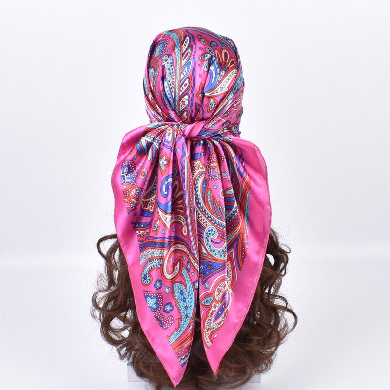 High Quality Silk Scarves Women Square Satin Hijab Scarf Plain Handkerchief Shawls Wraps Head Female Headband Islamic Bandanna 90X90cm
High Quality Silk Scarves Women Square Satin Hijab Scarf Plain Handkerchief Shawls Wraps Head Female Headband Islamic Bandanna 90X90cm
