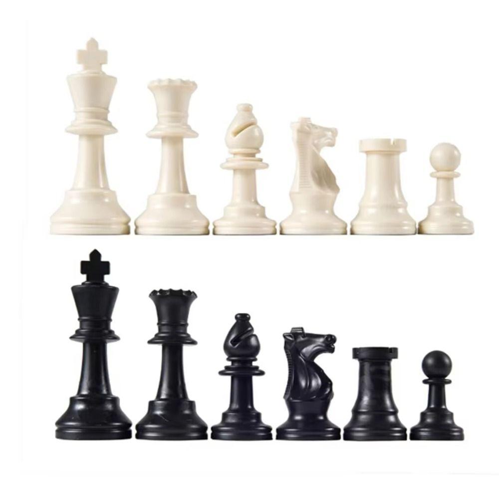 32PCS International Black White Chess Standard Chess Game Staunton Word Chess Set Шахматная настольная игра 1 Set-32PCS
32PCS International Black White Chess Standard Chess Game Staunton Word Chess Set Шахматная настольная игра 1 Set-32PCS