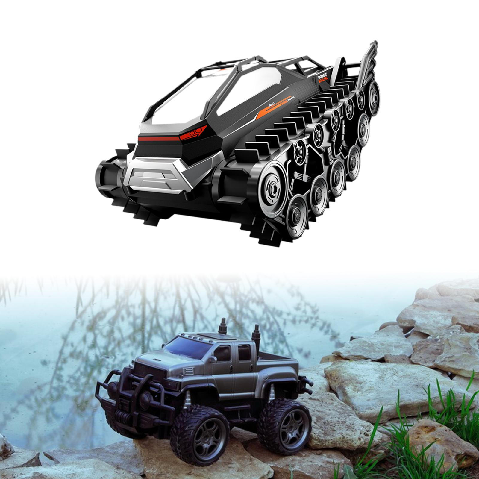 Амфибийный автомобиль с дистанционным управлением Электрический RC Противоскользящий праздничные подарки Водонепроницаемый танк Игрушка Дети black yellow
Амфибийный автомобиль с дистанционным управлением Электрический RC Противоскользящий праздничные подарки Водонепроницаемый танк Игрушка Дети black yellow