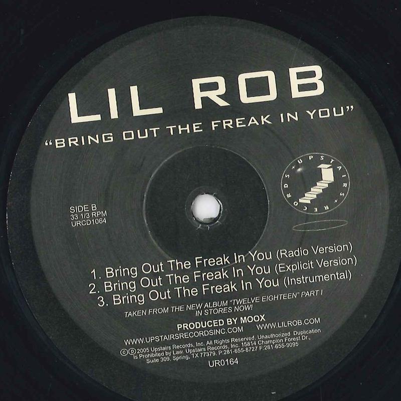 12-дюймовая пластинка LIL ROB - Bring Out The Freak In YOU URCD1064 UPSTAIRS 2005 США Рэп и хип-хоп/R&B Б/У
12-дюймовая пластинка LIL ROB - Bring Out The Freak In YOU URCD1064 UPSTAIRS 2005 США Рэп и хип-хоп/R&B Б/У