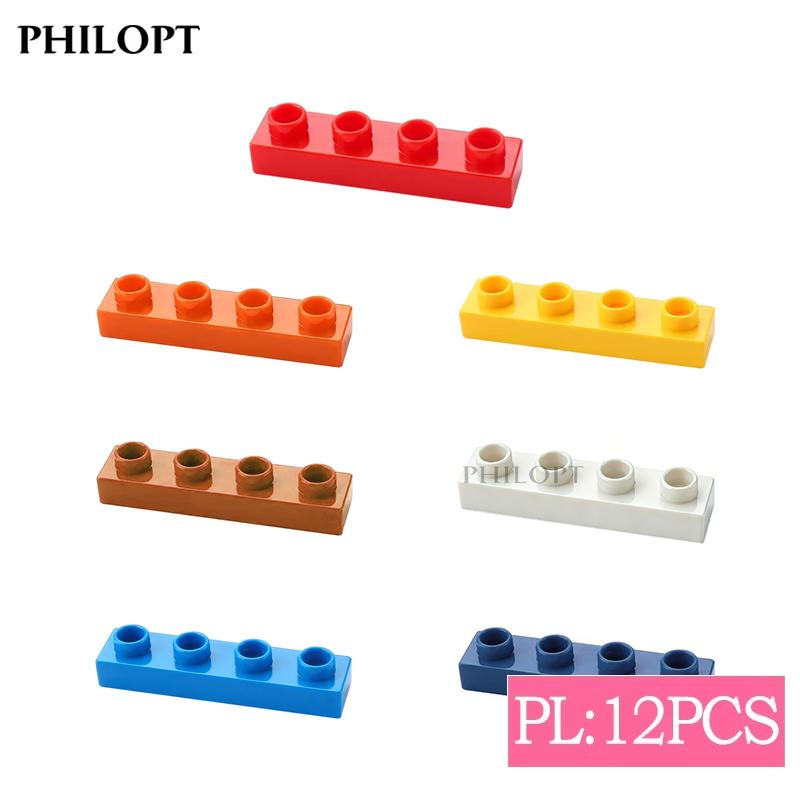 12pcs DIY Large Building Block Bricks Thin 1X4 Bricks Big Size Assembled Accessories Bulk Part Enlighten Brick Children Toys
12pcs DIY Large Building Block Bricks Thin 1X4 Bricks Big Size Assembled Accessories Bulk Part Enlighten Brick Children Toys