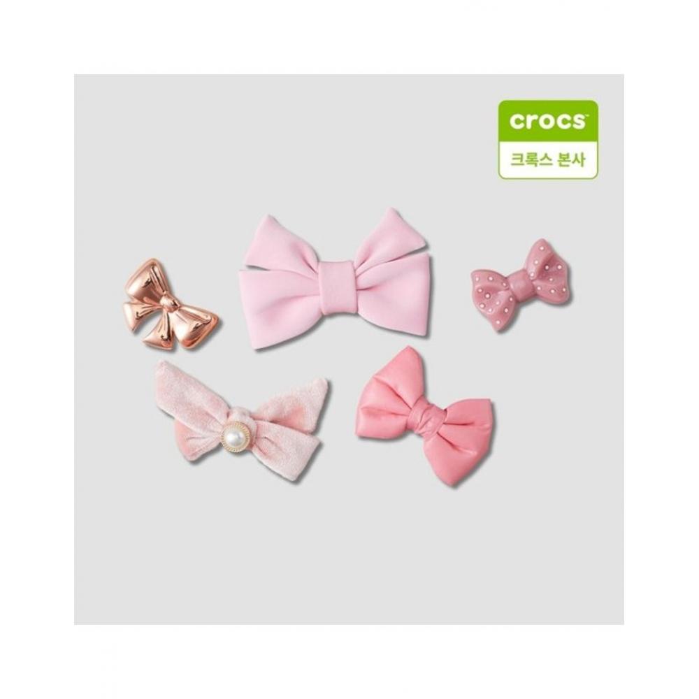 Crocs Набор из 5 подвесок Gibbitz с розовой лентой 10013139 onefree 
Crocs Набор из 5 подвесок Gibbitz с розовой лентой 10013139 onefree