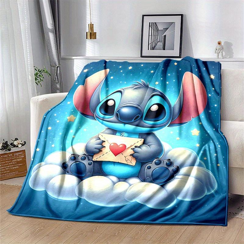 1pc Cute Stitch Print Blanket, Cute Cartoon Design, Living Room Home Decoration Sofa Travel Soft and Cozy 130cmx150cm
1pc Cute Stitch Print Blanket, Cute Cartoon Design, Living Room Home Decoration Sofa Travel Soft and Cozy 130cmx150cm