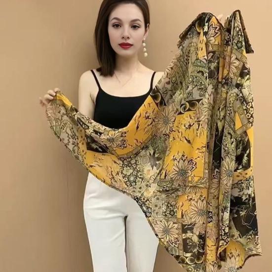 Yousheng Women Shirt Lapel 3/4 Sleeve Sunscreen Shirt Printing Sun Protection Thin Mid-length Shirt Loose Fit Tops Daily Wear 3XL жовтий
Yousheng Women Shirt Lapel 3/4 Sleeve Sunscreen Shirt Printing Sun Protection Thin Mid-length Shirt Loose Fit Tops Daily Wear 3XL жовтий