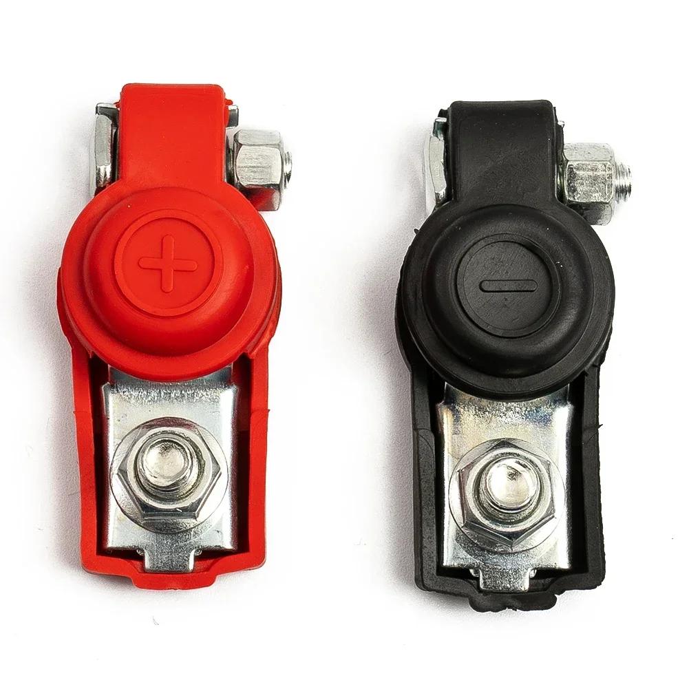 2Pcs Universal Car Battery Terminal Cable Clamp Negative + Positive Top Post Red Black Iron Galvanized For Car Truck Caravan China Mainland
2Pcs Universal Car Battery Terminal Cable Clamp Negative + Positive Top Post Red Black Iron Galvanized For Car Truck Caravan China Mainland