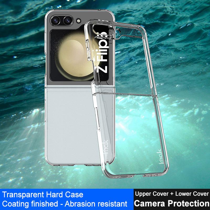 IMAK Crystal Case II Pro Phone Case for Samsung Galaxy Z Flip5 5G,Two-Piece Design Hard PC Clear Cover (Upper Cover+Lower Cover) A
IMAK Crystal Case II Pro Phone Case for Samsung Galaxy Z Flip5 5G,Two-Piece Design Hard PC Clear Cover (Upper Cover+Lower Cover) A