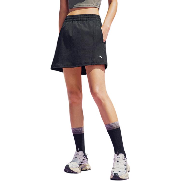 Anta Training Series Solid Color Mid Waist Soft Breathable Versatile Casual Skirt Women skirts Black 962527201-4 XS
Anta Training Series Solid Color Mid Waist Soft Breathable Versatile Casual Skirt Women skirts Black 962527201-4 XS