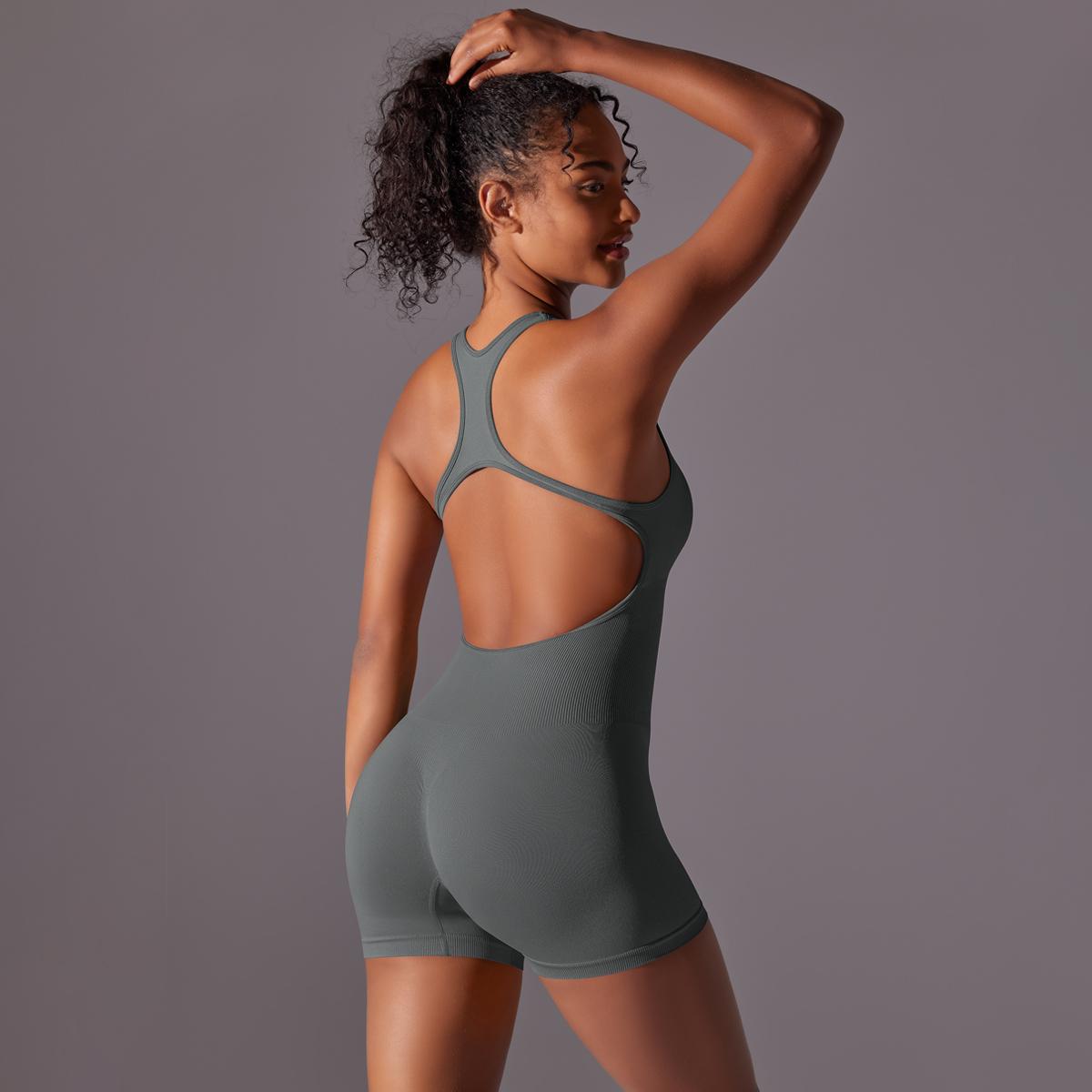 Push Up Blackless Bodysuit Nessaj Gym Sports Комбінезон Sexy Yoga Fitness Bodysuit Women Rompers High Waist S
Push Up Blackless Bodysuit Nessaj Gym Sports Комбінезон Sexy Yoga Fitness Bodysuit Women Rompers High Waist S