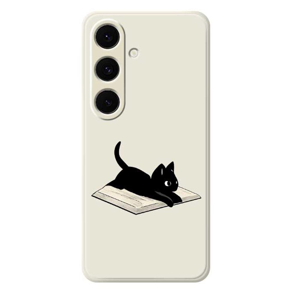 For Samsung Galaxy S24 FE Case Book and Cat Pattern Printing Straight Edge TPU Phone Back Cover Beige
For Samsung Galaxy S24 FE Case Book and Cat Pattern Printing Straight Edge TPU Phone Back Cover Beige
