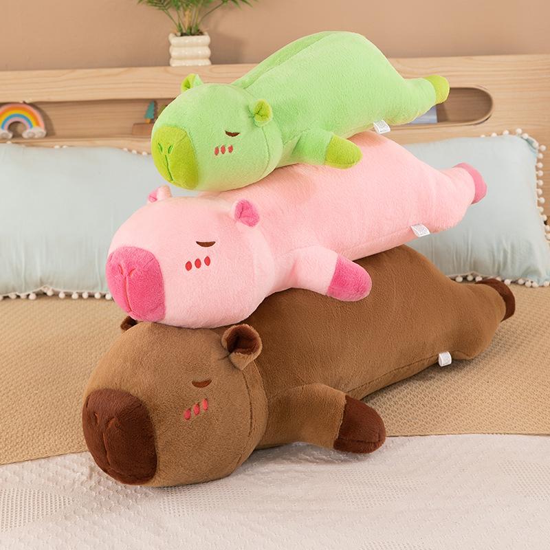 Capybara Plush Sleeping Pillow for Girls - Soft Long Doll Toy for Bedtime 60cm 0.45kg зелений
Capybara Plush Sleeping Pillow for Girls - Soft Long Doll Toy for Bedtime 60cm 0.45kg зелений
