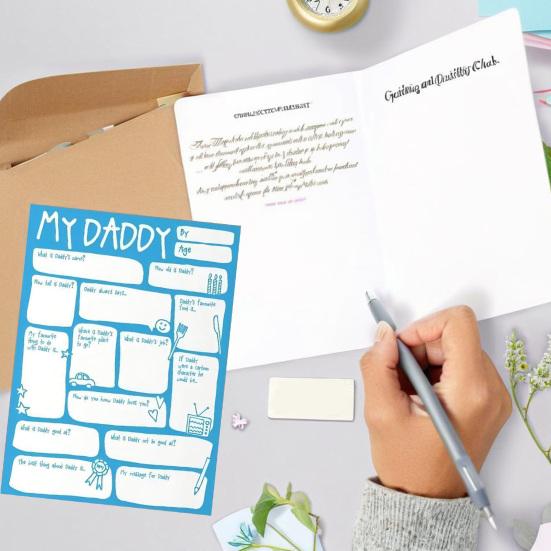 Yousheng Daddy Father s Day Card DIY Father s Day Greeting Card from Son Daughter Kids Wife Fill in The Blanks Keepsake Card Dad Birthday Gift Ideas D
Yousheng Daddy Father s Day Card DIY Father s Day Greeting Card from Son Daughter Kids Wife Fill in The Blanks Keepsake Card Dad Birthday Gift Ideas D