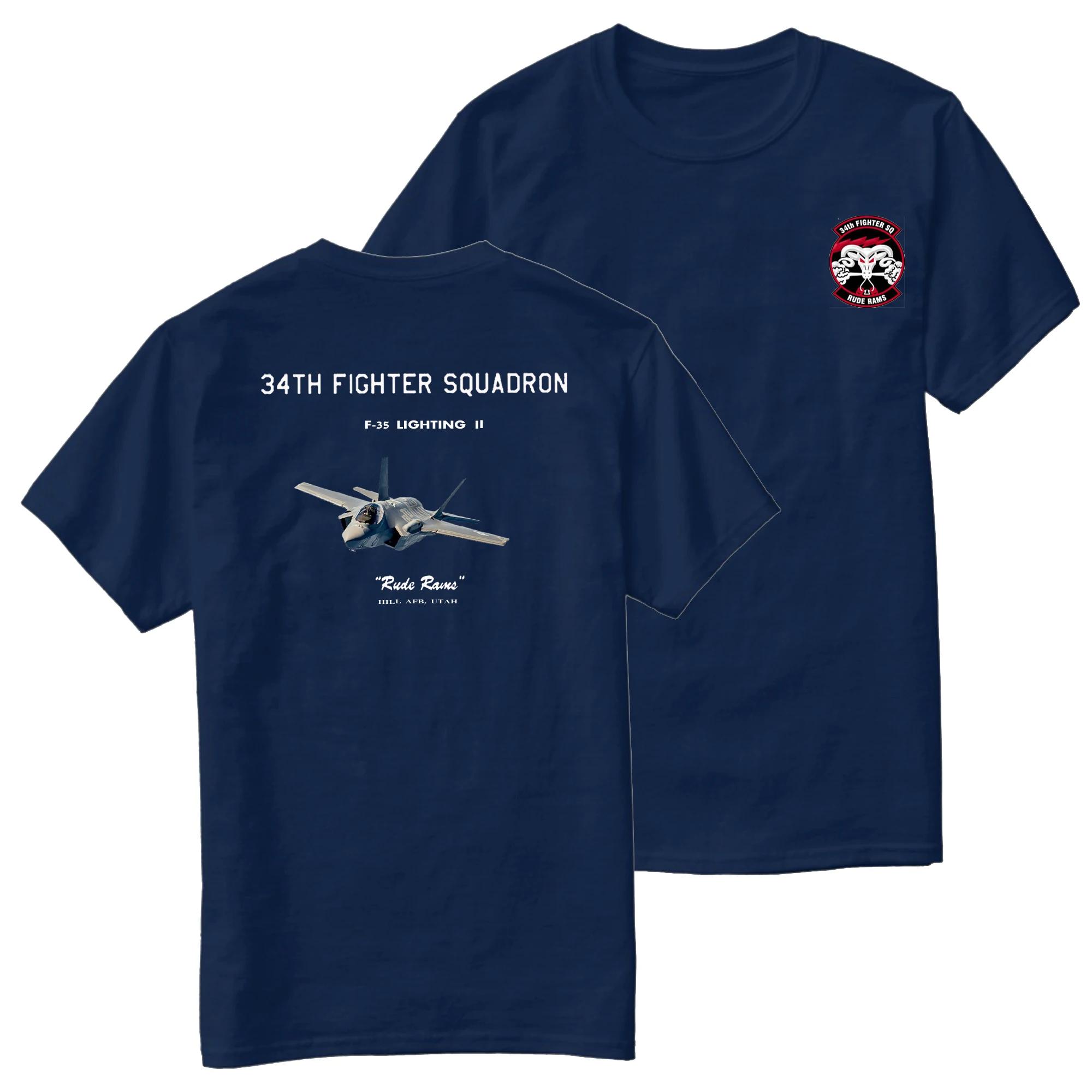 34th Fighter Squadron F35 Lightning II Stealth Fighter TShirt 100 Cotton ONeck Short Sleeve Casual Mens Tshirt Size S3XL 4XL
34th Fighter Squadron F35 Lightning II Stealth Fighter TShirt 100 Cotton ONeck Short Sleeve Casual Mens Tshirt Size S3XL 4XL