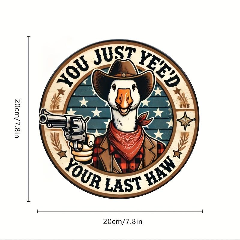 Novelty Last Haw Duck Sign Heavy Duty Aluminum Decor for Home Farm Bar Man Cave 20x30cm(7.8x11.8inch)
Novelty Last Haw Duck Sign Heavy Duty Aluminum Decor for Home Farm Bar Man Cave 20x30cm(7.8x11.8inch)