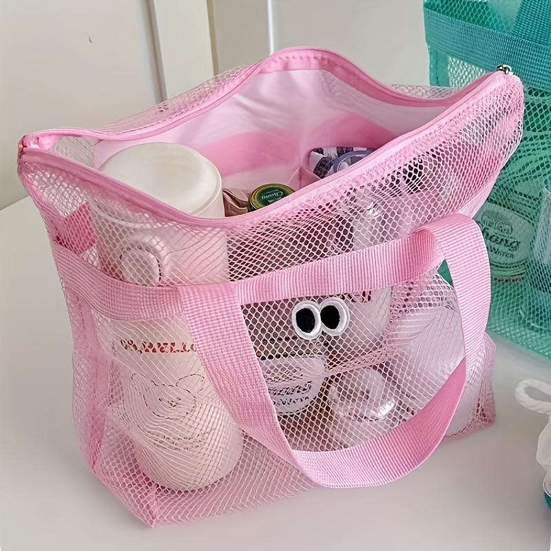 Multi-color Beach Mesh Big Eye Bag, Cute Multi-functional Beach Tote Bag, Small Vacation Bag рожевий
Multi-color Beach Mesh Big Eye Bag, Cute Multi-functional Beach Tote Bag, Small Vacation Bag рожевий