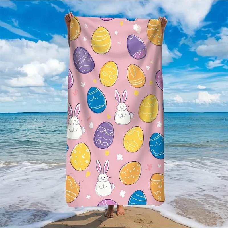 Microfiber Beach Towel Colorful Easter Egg and Cute Bunny Pattern,Ultra-Soft Polyester,Lightweight and Absorbent,Ideal for Yoga W30*H60(CM)
Microfiber Beach Towel Colorful Easter Egg and Cute Bunny Pattern,Ultra-Soft Polyester,Lightweight and Absorbent,Ideal for Yoga W30*H60(CM)