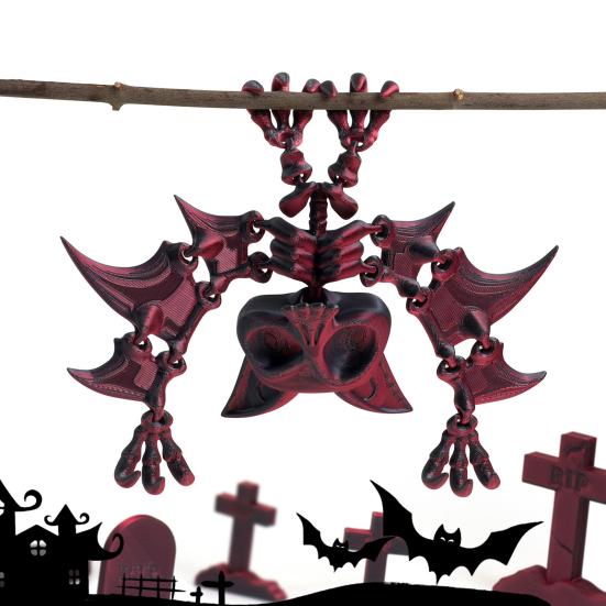 3D Printed Hanging Bat Figurine Movable Joints Bat Figure Articulated 13cm розовый/золотой
3D Printed Hanging Bat Figurine Movable Joints Bat Figure Articulated 13cm розовый/золотой