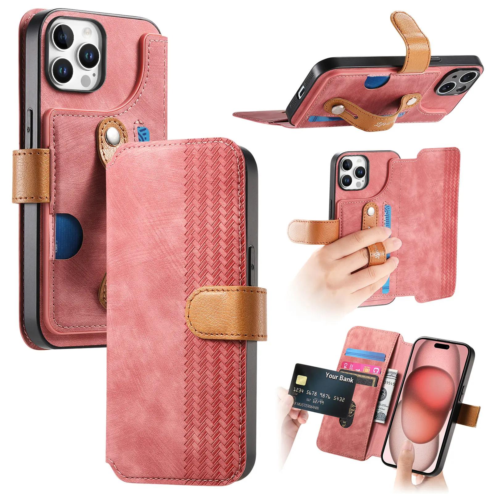 Wristband Cards Solt Flip Leather Wallet Case For iPhone 16 Pro Max 15 Plus 14 13 12 11 XS XR SE 2022 Stand Book RFID Bag Cover For iPhone SE2022 рожевий
Wristband Cards Solt Flip Leather Wallet Case For iPhone 16 Pro Max 15 Plus 14 13 12 11 XS XR SE 2022 Stand Book RFID Bag Cover For iPhone SE2022 рожевий