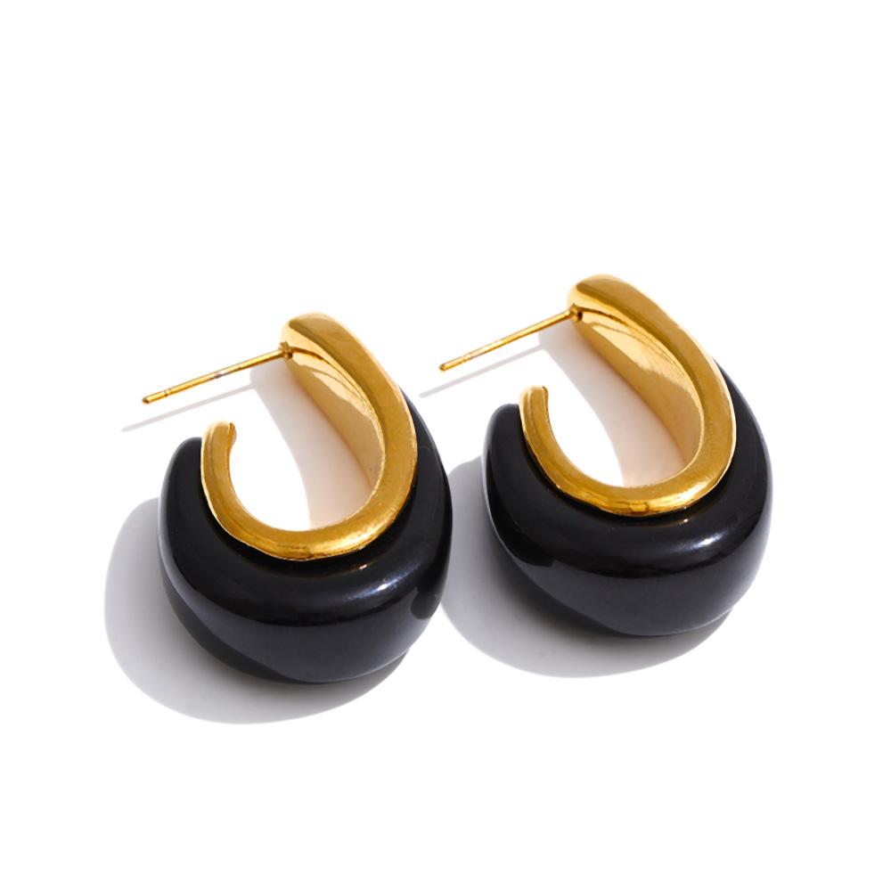 Yhpup Red Black Resin Acrylic Geometric Gold Colors Earrings Stainless Steel Autumn Winter Trendy Fashion Trendy Jewelry Gift
Yhpup Red Black Resin Acrylic Geometric Gold Colors Earrings Stainless Steel Autumn Winter Trendy Fashion Trendy Jewelry Gift