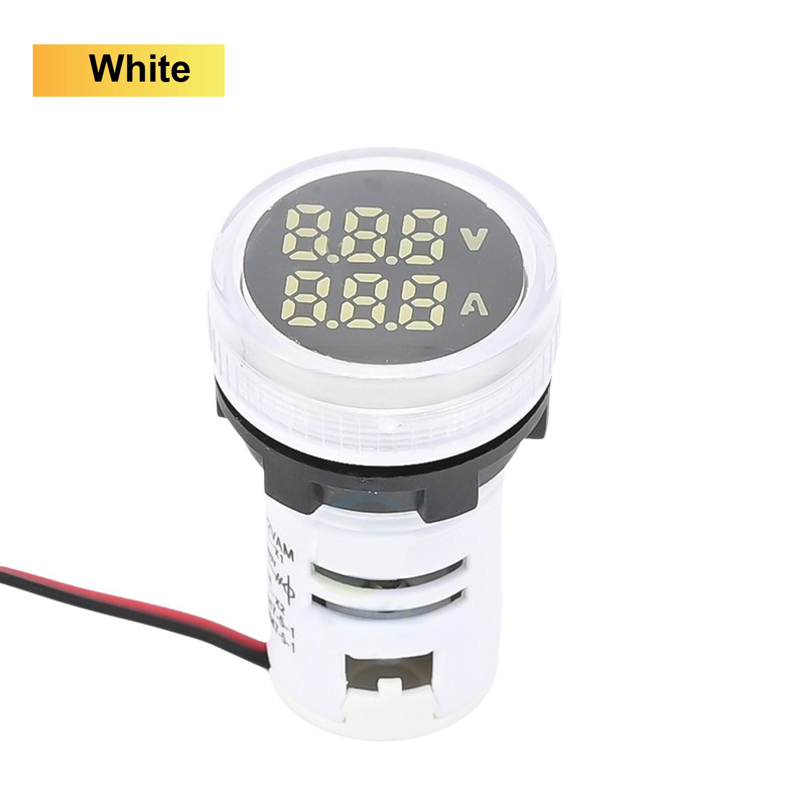 22mm Panel Mount LED Digital Current and Voltage Indicator Dual Display 50-500VAC 0-100A Voltmeter Ammeter Gauge білий
22mm Panel Mount LED Digital Current and Voltage Indicator Dual Display 50-500VAC 0-100A Voltmeter Ammeter Gauge білий