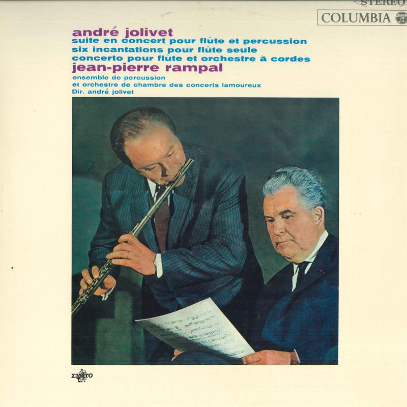 LP Record ANDRE JOLIVET, JEAN PIERRE RAMPAL, - Jolivet: Suite Concertante for Flut OS2004R COLUMBIA Japan Classical Used
LP Record ANDRE JOLIVET, JEAN PIERRE RAMPAL, - Jolivet: Suite Concertante for Flut OS2004R COLUMBIA Japan Classical Used