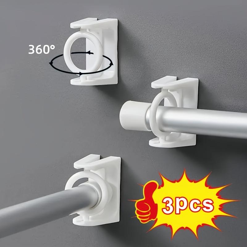 2 pcs Easy Install 360° Swivel Tension Rod Holder - No Drill Strong Adhesive Hook for Towels & Shower Curtain Rods
2 pcs Easy Install 360° Swivel Tension Rod Holder - No Drill Strong Adhesive Hook for Towels & Shower Curtain Rods