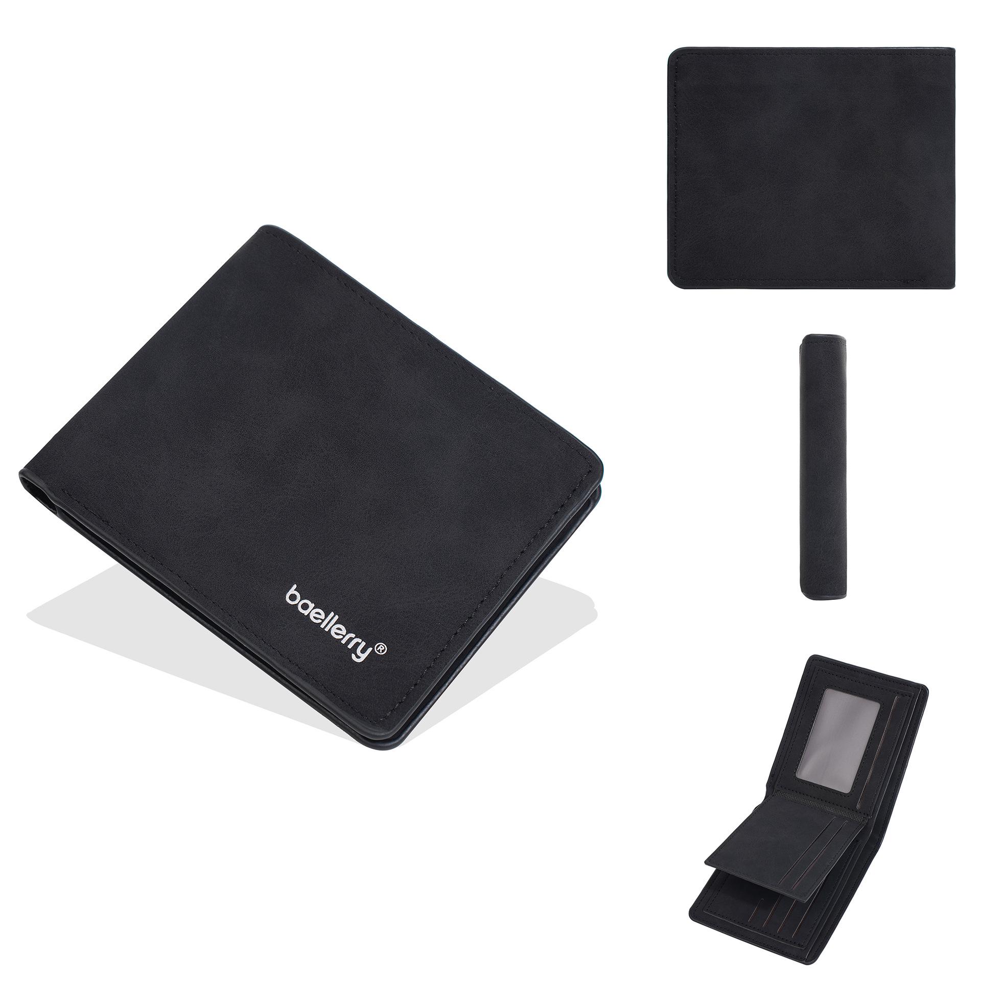 Женский ретро тонкий кошелек-портмоне Baellerry с несколькими отделениями для карт чёрный
Женский ретро тонкий кошелек-портмоне Baellerry с несколькими отделениями для карт чёрный