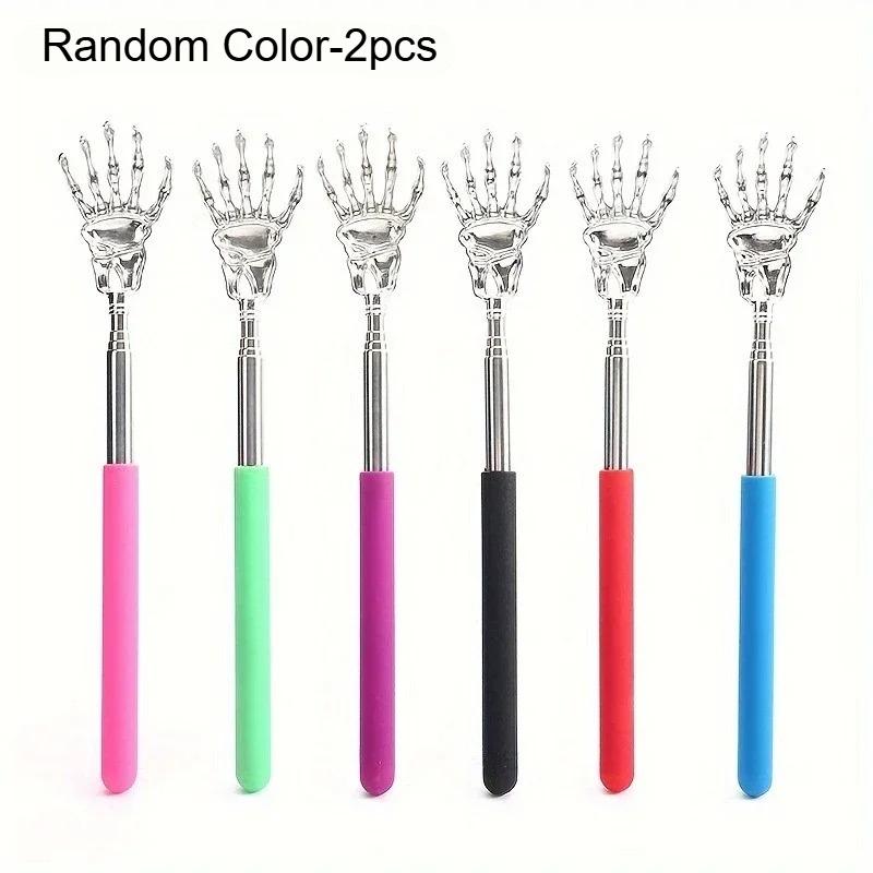 2pcs Stainless Steel Telescopic Back Scratcher Adjustable Length Itching Shoulders Body Manual Scratcher Durable Easy To Carry
2pcs Stainless Steel Telescopic Back Scratcher Adjustable Length Itching Shoulders Body Manual Scratcher Durable Easy To Carry