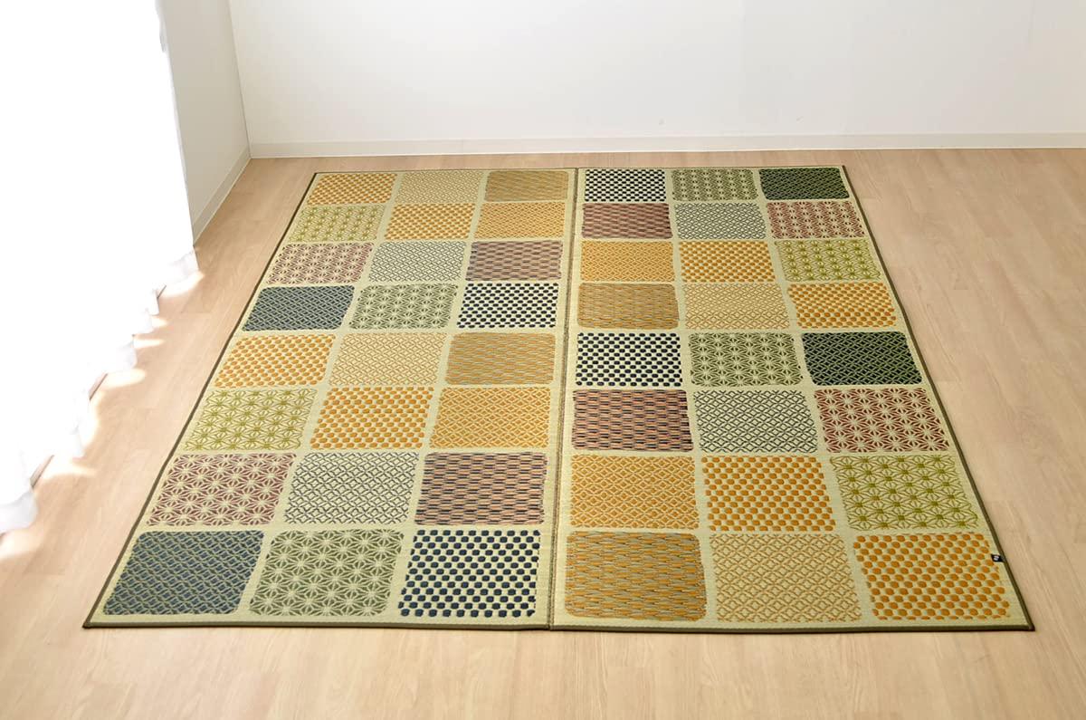 Ikehiko Rush Rug Domestic F Ichimatsu Japanese Pattern Green 191 x 191 cm Approx. #1715870
Ikehiko Rush Rug Domestic F Ichimatsu Japanese Pattern Green 191 x 191 cm Approx. #1715870