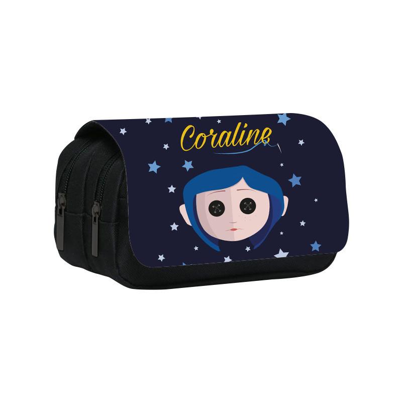 Coraline Compartment Twin Organizer Stationery Pen Pouch For School And Home StyleJ
Coraline Compartment Twin Organizer Stationery Pen Pouch For School And Home StyleJ