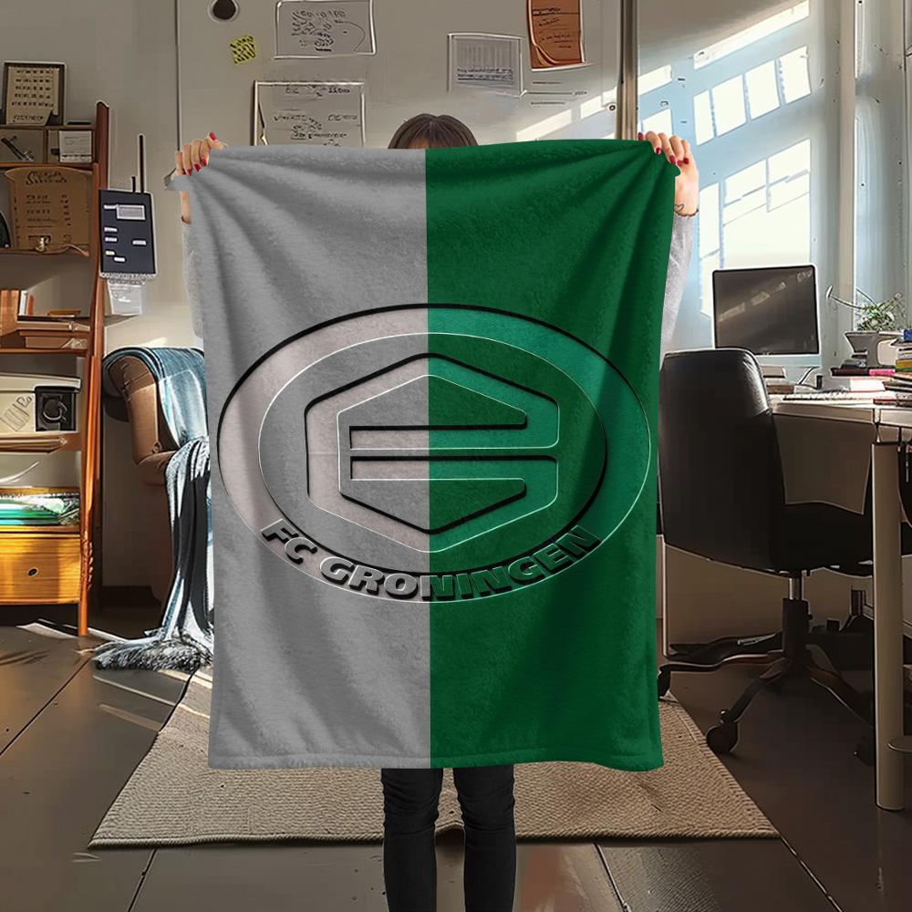 FC Groningen Print FlAannel Blanket, High quality Comfortable for All Seasons, Home Decor, Warmth and Comfort 80cm x 120cm
FC Groningen Print FlAannel Blanket, High quality Comfortable for All Seasons, Home Decor, Warmth and Comfort 80cm x 120cm