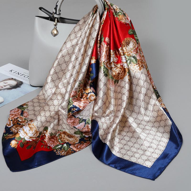 Influencer Style Silk Square Scarf: Fashionable Women s Neck Scarf, Shawl, Sun Protection, Printed Gauze, Professional Attire Accessory 90*90 cm
Influencer Style Silk Square Scarf: Fashionable Women s Neck Scarf, Shawl, Sun Protection, Printed Gauze, Professional Attire Accessory 90*90 cm