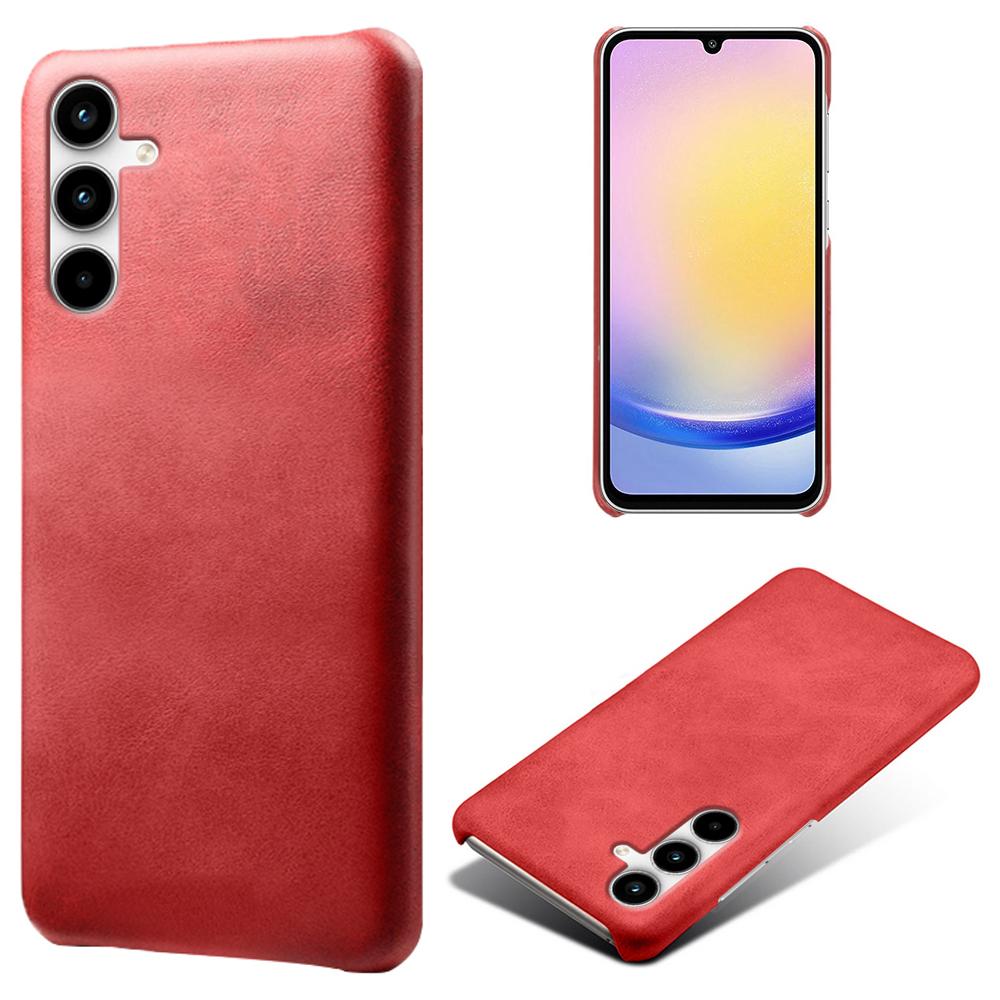 For Samsung Galaxy A25 5G (Global) (161.0 x 76.5 x 8.3mm) Case Leather Coated PC Calf Texture Back Phone Cover Red
For Samsung Galaxy A25 5G (Global) (161.0 x 76.5 x 8.3mm) Case Leather Coated PC Calf Texture Back Phone Cover Red