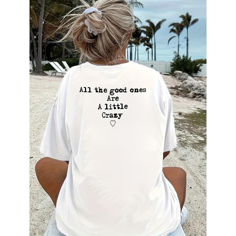 New Women S Summer Casual T-Shirt with Easy Slogan, Black, Short Sleeves, Perfect for Everyday Fashion S белый
New Women S Summer Casual T-Shirt with Easy Slogan, Black, Short Sleeves, Perfect for Everyday Fashion S белый