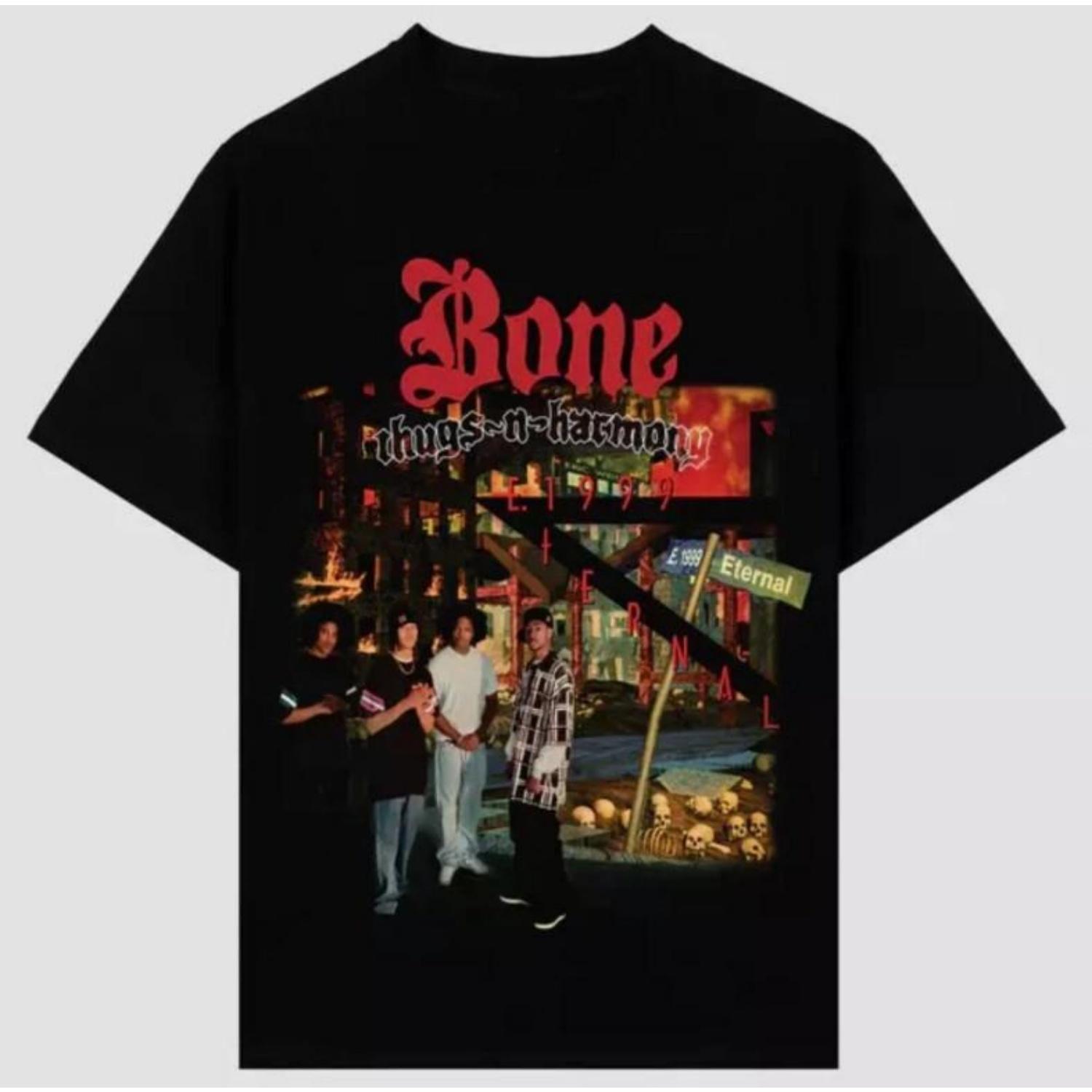 Футболка унисекс с логотипом группы Bone Thugs N Harmony, хлопковая, размеры S-5XL S чёрный
Футболка унисекс с логотипом группы Bone Thugs N Harmony, хлопковая, размеры S-5XL S чёрный
